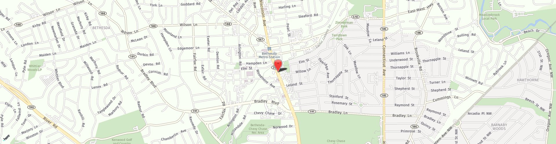 Location Map: 7201 Wisconsin Avenue, , MD 20814